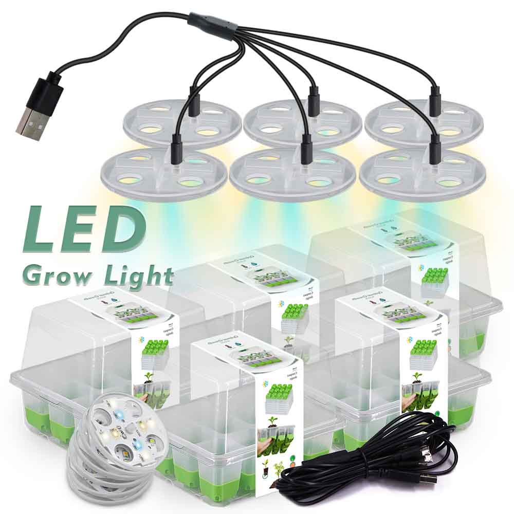 Led Grow Light - LED Grow Light Seedling Starter Tray