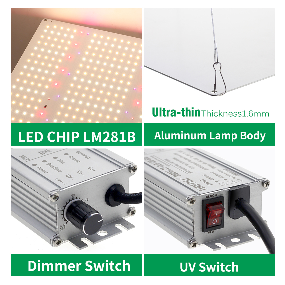 Indoor Plant Grow Light 120W/2 - Led Grow Light recension och pris
